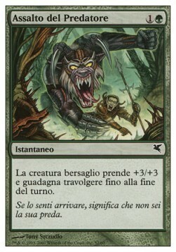 Predator's Strike Card Front