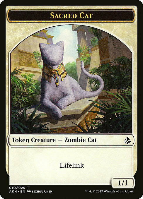 Sacred Cat Card Front