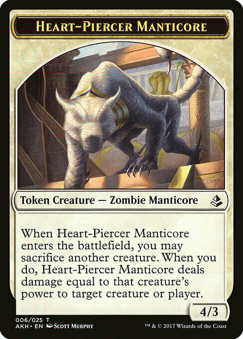 Heart-Piercer Manticore Card Front