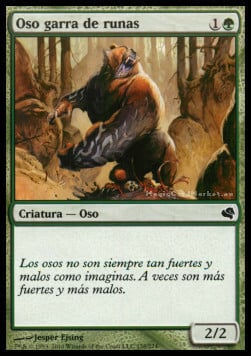 Orso Zampa di Runa Card Front