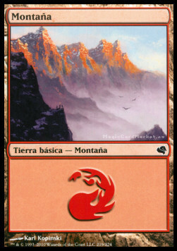 Montagna Card Front