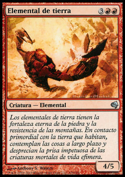 Earth Elemental Card Front