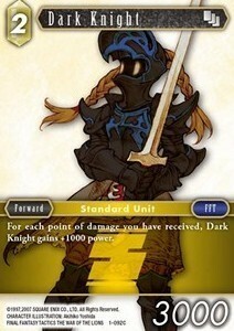 Cavaliere nero Card Front