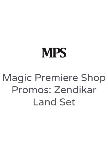 de Magic Premiere Shop Promos Zendikar Land Set