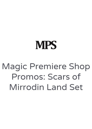 de Magic Premiere Shop Promos Scars of Mirrodin Land Set