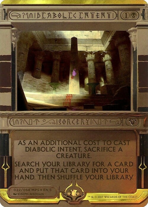 Diabolic Intent Card Front