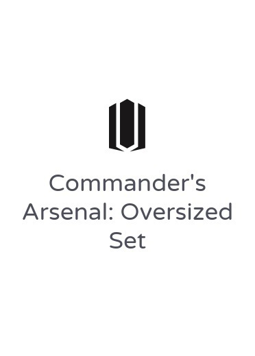 Set di carte oversize di Commander's Arsenal