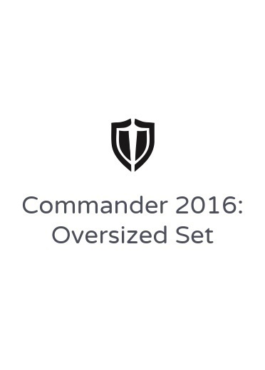 Set di carte oversize di Commander 2016