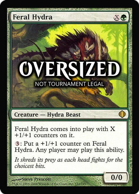 Feral Hydra Card Front