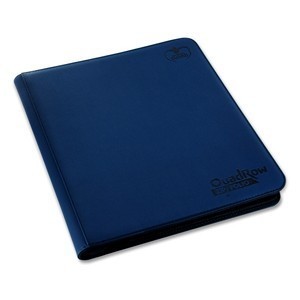 Quadrow Zipfolio Playset Binder (Dark Blue)