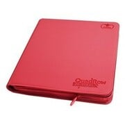 Quadrow Zipfolio Playset Binder (Red)