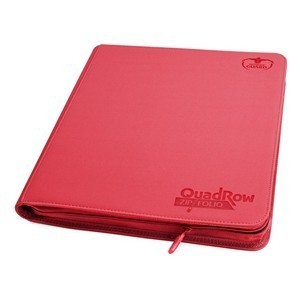 Quadrow Zipfolio Playset Binder (Red)