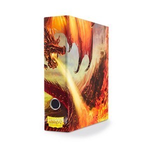 Dragon Shield: "Char" Red Ring Binder