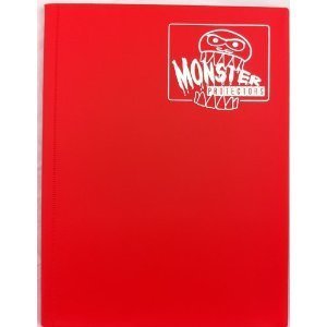 Monster: 9-Pocket portfolio for 360 cards (Matte Red)