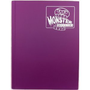 Monster: 9-Pocket portfolio for 360 cards (Coral Purple)