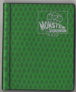 Monster: 2-Pocket portfolio for 64 cards (Green)