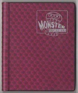 Monster: 2-Pocket portfolio for 64 cards (Red)