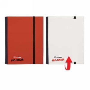 Ultra-Pro: 4-Pocket Flip-Binder (Red/White)