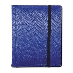 Dragon Hide 4-Pocket Binder (Blue)