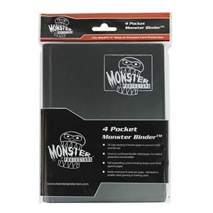 Monster: 4-Pocket Binder (Black | Black Pages)