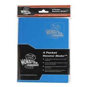 Monster: 4-Pocket Binder (Arctic Blue)