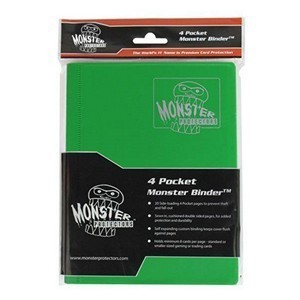 Monster: 4-Pocket Binder (Emerald Green)