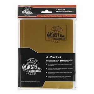 Monster: 4-Pocket Binder (Gold)
