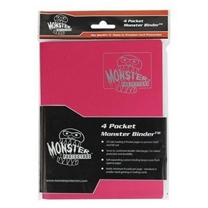 Monster: 4-Pocket Binder (Pink)