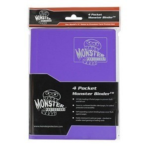 Monster: 4-Pocket Binder (Purple)