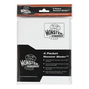 Monster: 4-Pocket Binder (White | Black Pages)