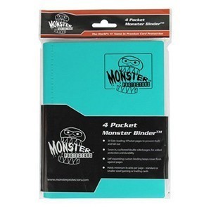 Monster: 4-Pocket Binder (Turquoise)