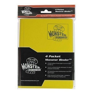 Monster: 4-Pocket Binder (Yellow)