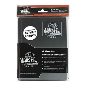 Monster: 4-Pocket Binder (Black | White Pages)