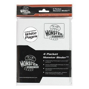 Monster: 4-Pocket Binder (White| White Pages)