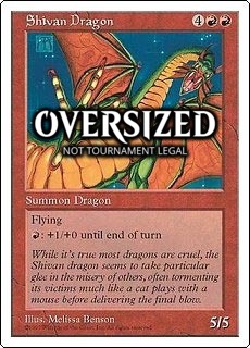 Shivan Dragon Card Front