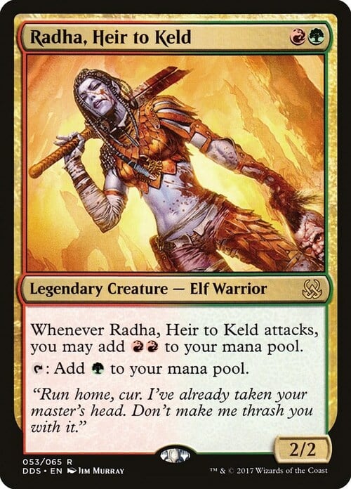 Radha, Erede di Keld Card Front