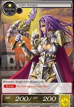 Lofty Knight Card Front