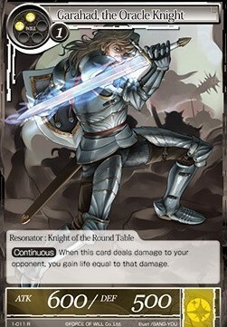 Garahad, il Cavaliere dell'Oracolo Card Front