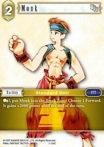 Monk (1-120) Card Front