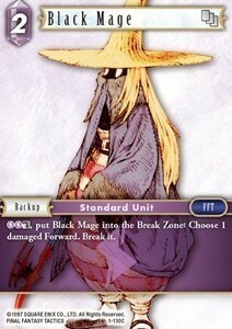 Black Mage (1-130) Card Front