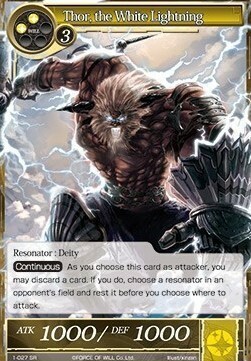 Thor, the White Lightning Card Front