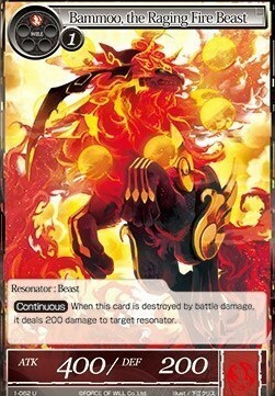 Bammoo, the Raging Fire Beast Card Front