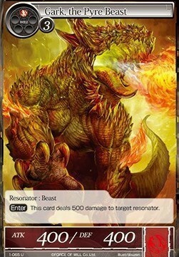 Gark, the Pyre Beast Card Front
