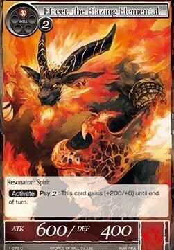 Efreet, the Blazing Elemental Card Front