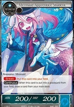 Mermaid Apprentice Student Card Front