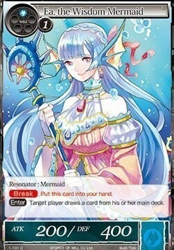 Ea, the Wisdom Mermaid Card Front