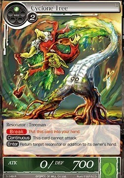 Cyclone Tree Card Front