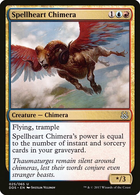Spellheart Chimera Card Front