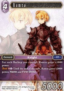 Ramza Card Front
