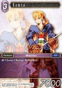 Ramza (1-145) Card Front